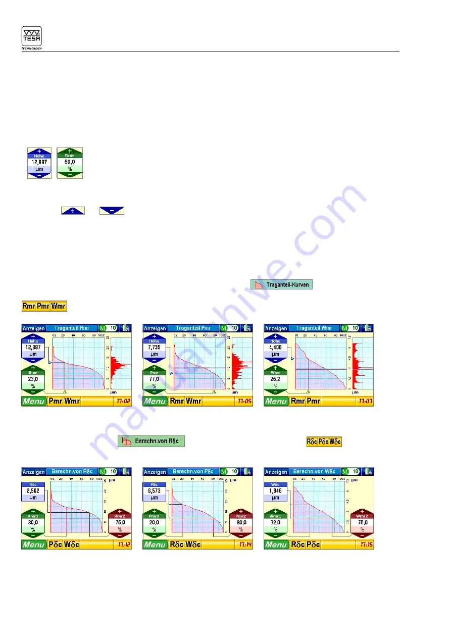 TESA HEXAGON RUGOSURF 90G Instruction Manual Download Page 66