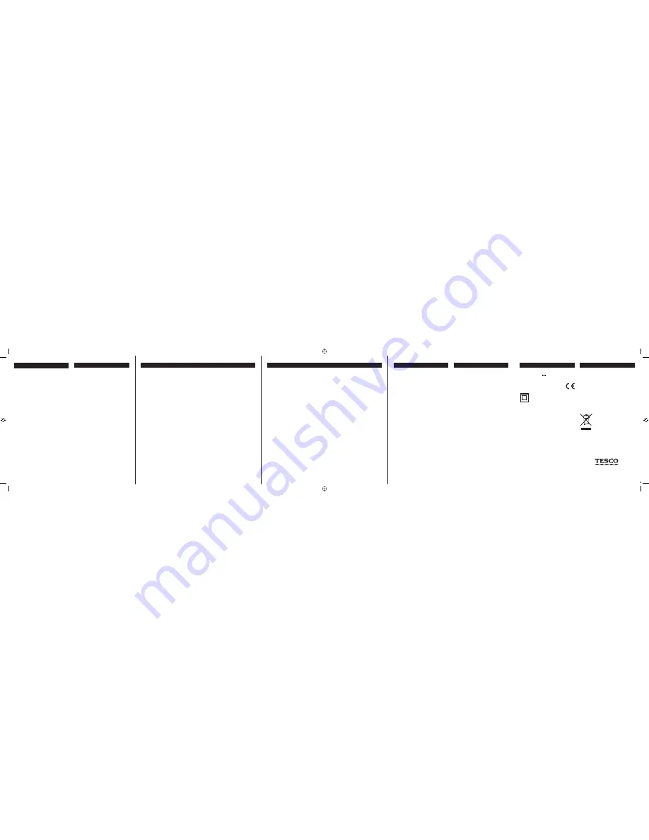 Tesco CR1701 User Manual Download Page 2