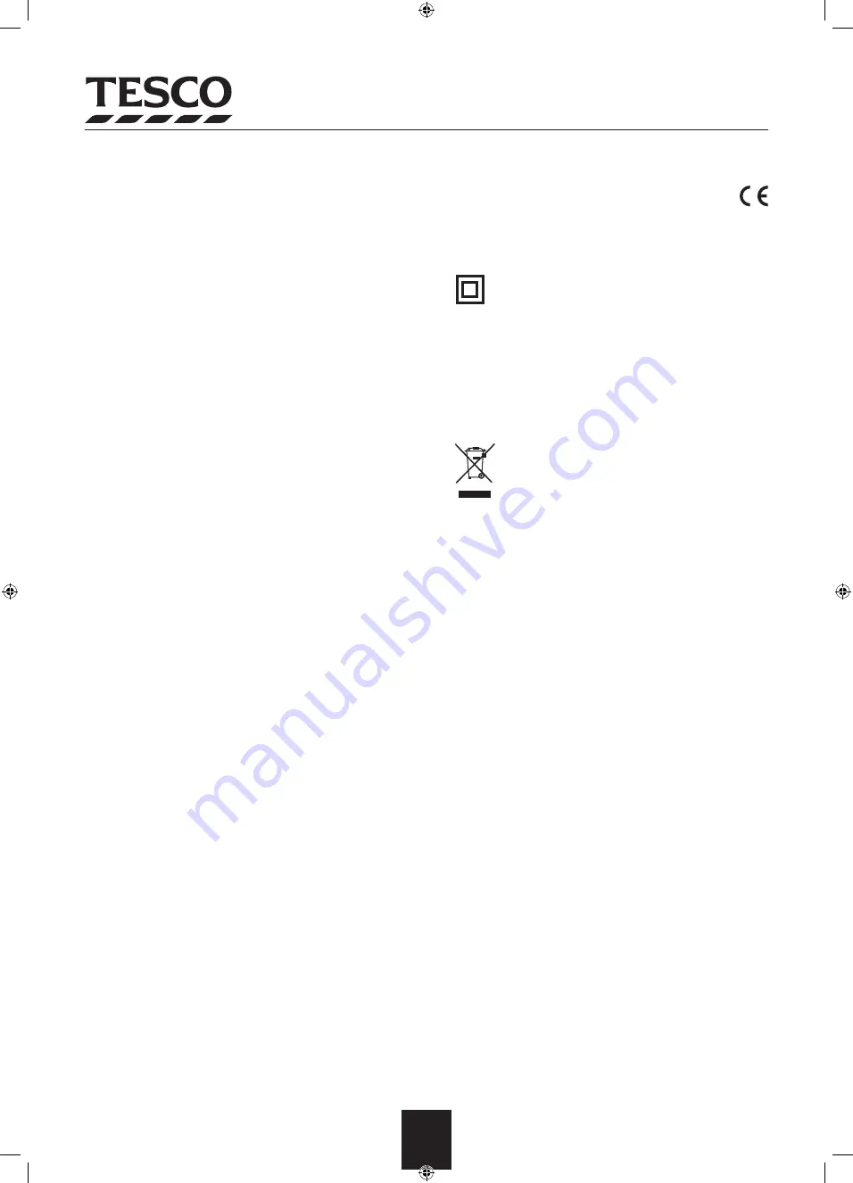 Tesco PF1614W User Manual Download Page 31