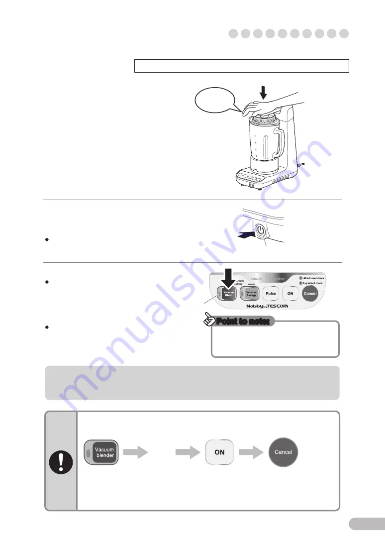 Tescom Nobby TMV1500AU Instruction Manual Download Page 15