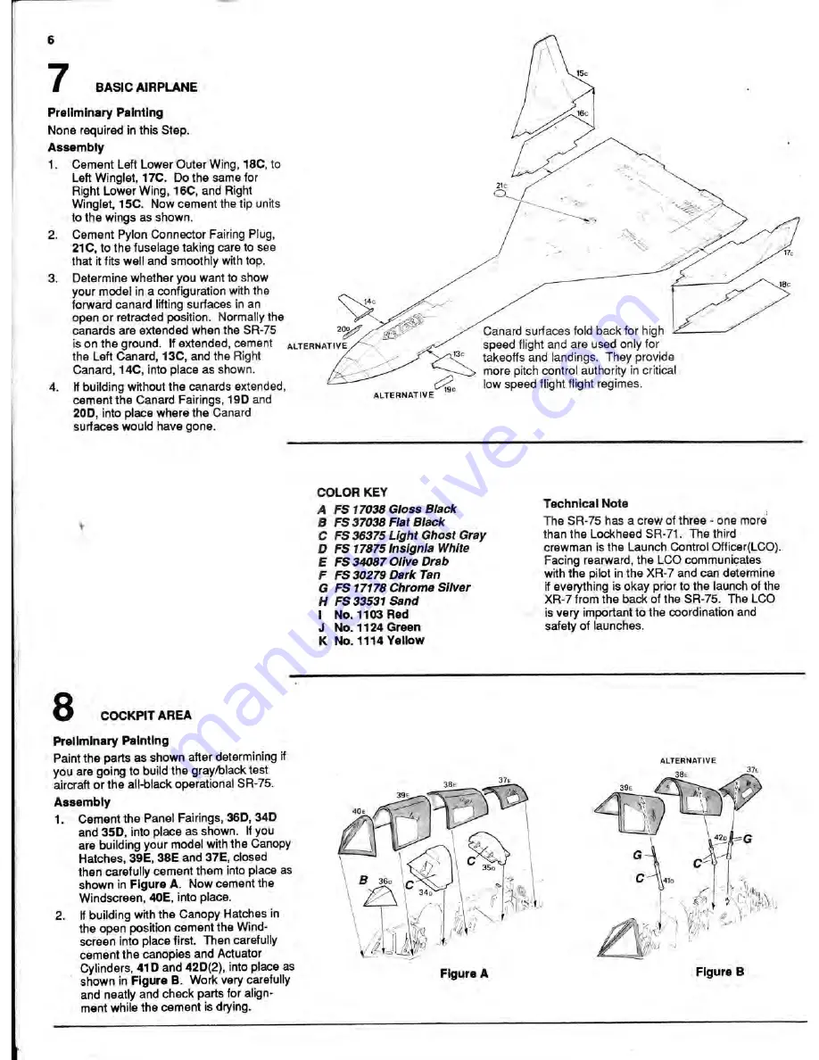 Testors Testors SR-75 Penetrator Instructions Manual Download Page 6