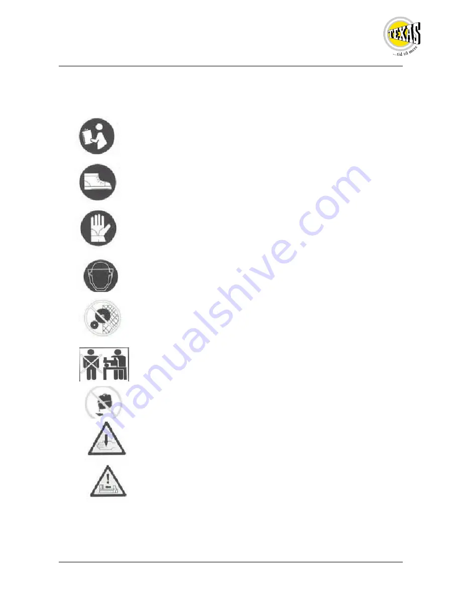 Texas Equipment Power Split 610 V Instruction Manual Download Page 3