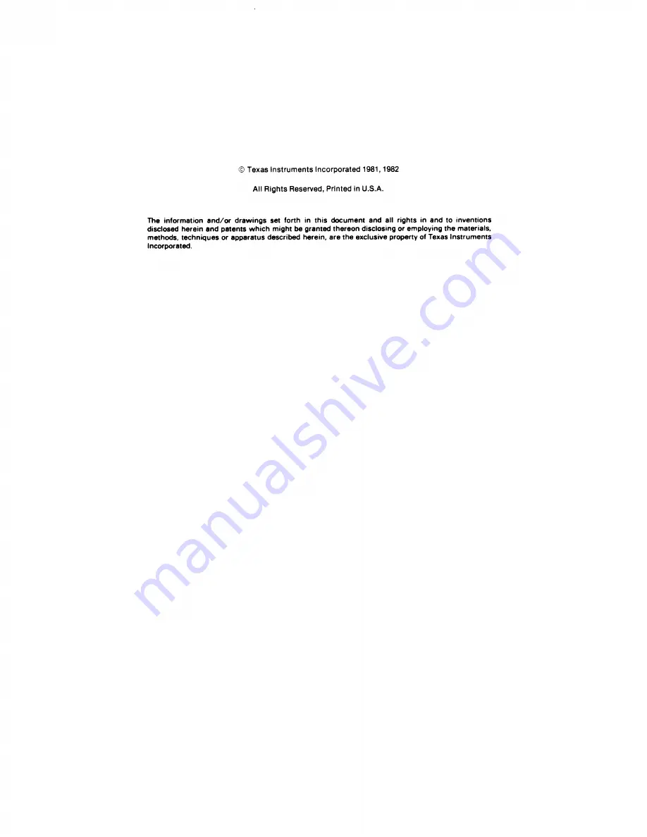 Texas Instruments 990 Installation Manual Download Page 2