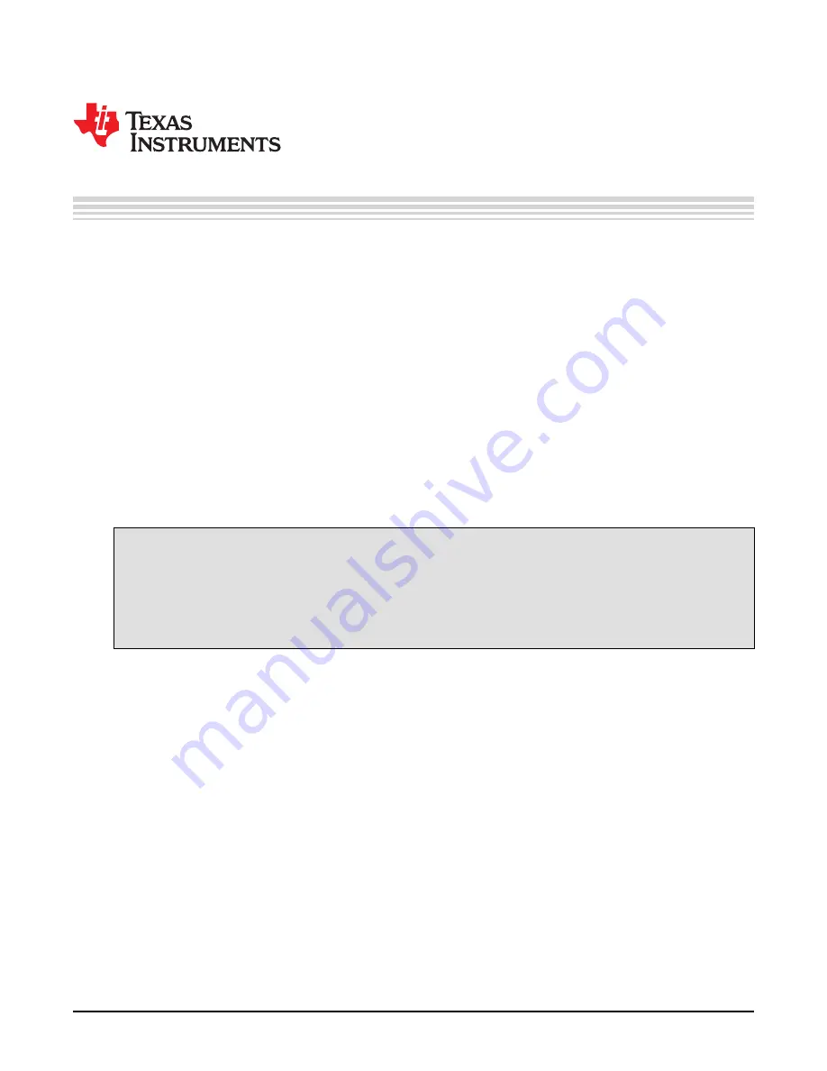 Texas Instruments CC2533 User Manual Download Page 75