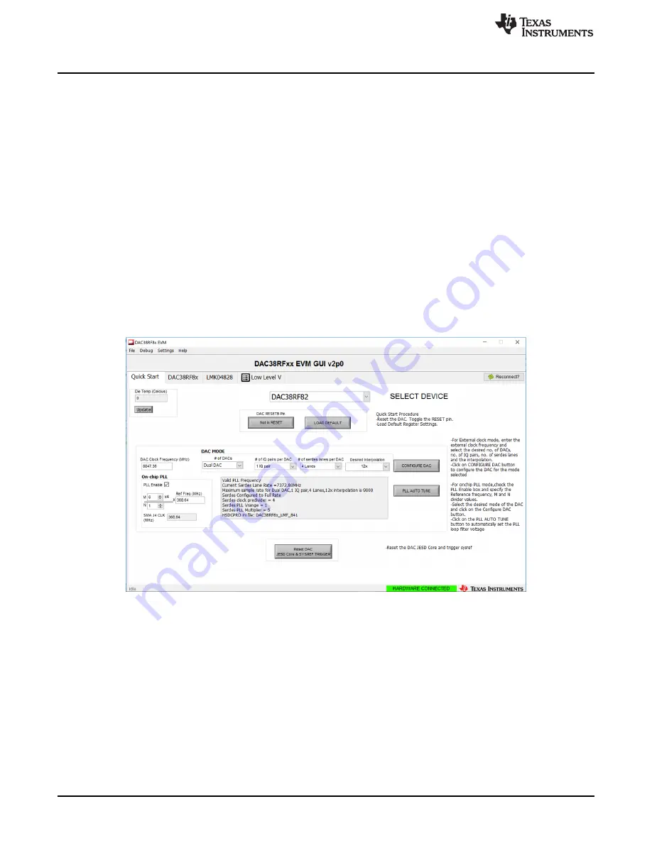 Texas Instruments DAC38RF8x Скачать руководство пользователя страница 4