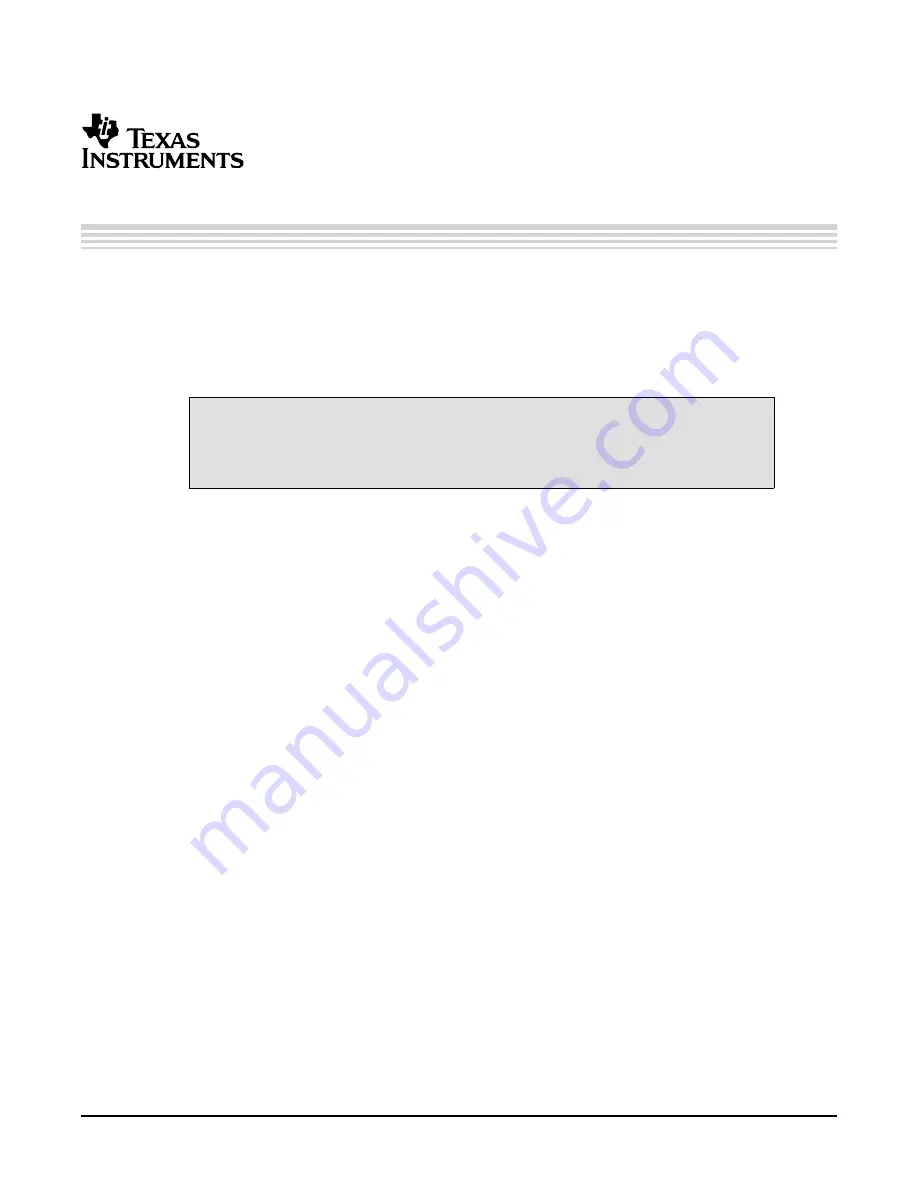 Texas Instruments DEM-DAI3052A User Manual Download Page 19