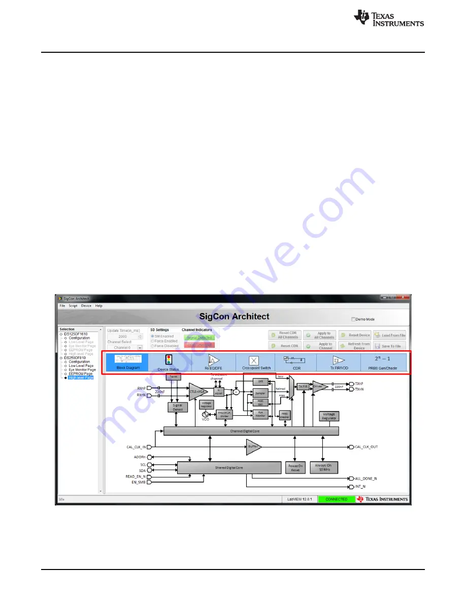 Texas Instruments DS250DF810 Скачать руководство пользователя страница 10