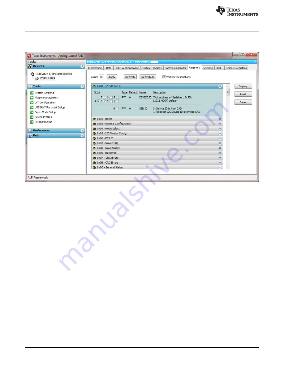 Texas Instruments DS90Ux929-Q1EVM User Manual Download Page 16