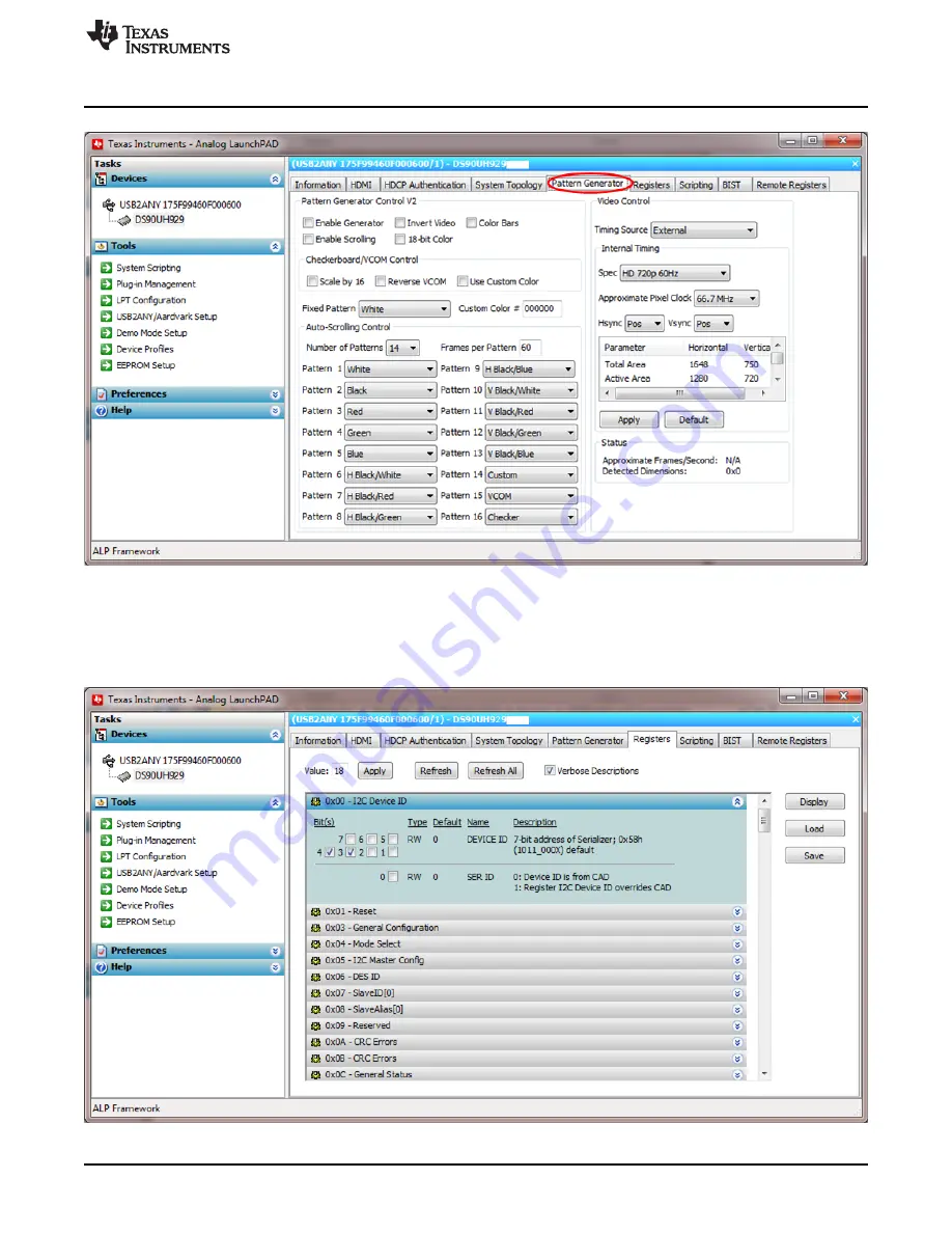 Texas Instruments DS90Ux929-Q1EVM Скачать руководство пользователя страница 17