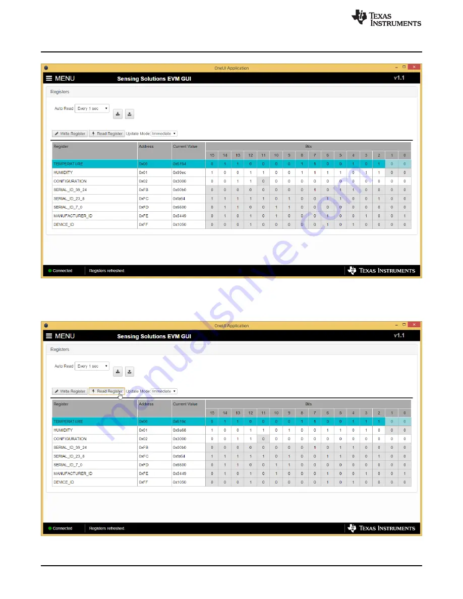 Texas Instruments HDC1080EVM User Manual Download Page 20