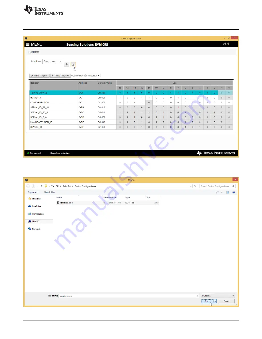 Texas Instruments HDC1080EVM User Manual Download Page 23