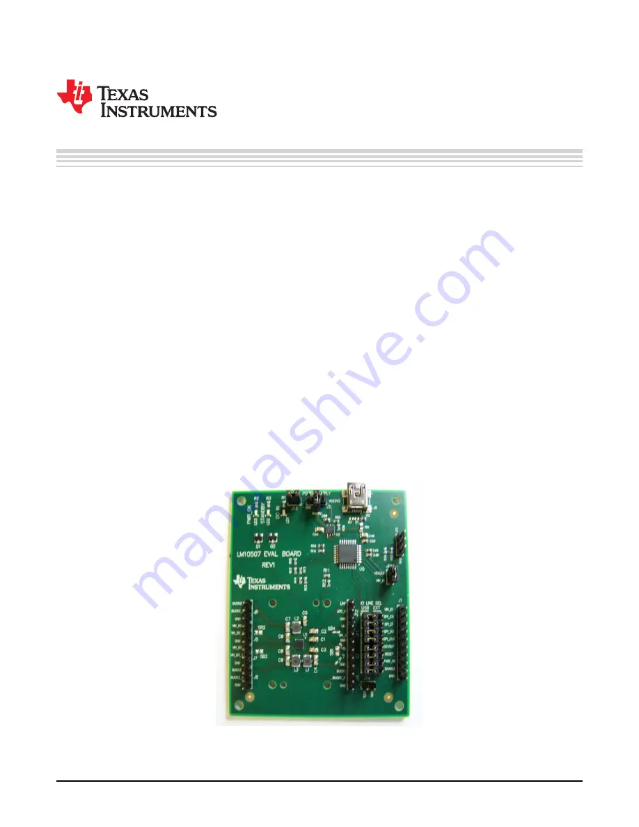 Texas Instruments LM10507 Скачать руководство пользователя страница 1