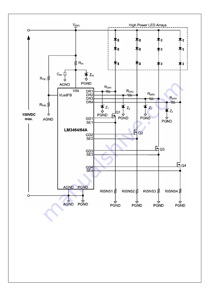 Texas Instruments LM3464 Скачать руководство пользователя страница 14