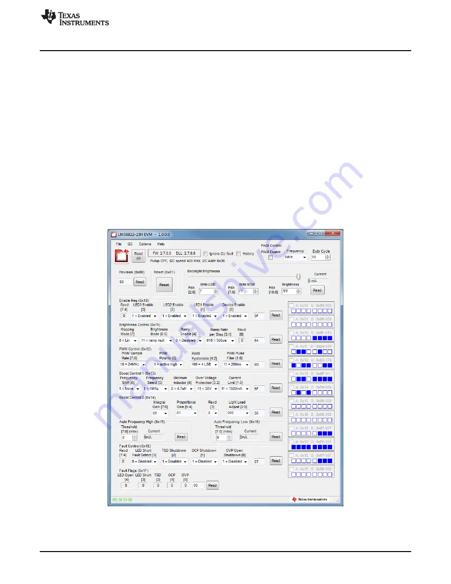 Texas Instruments LM36923HEVM Скачать руководство пользователя страница 13