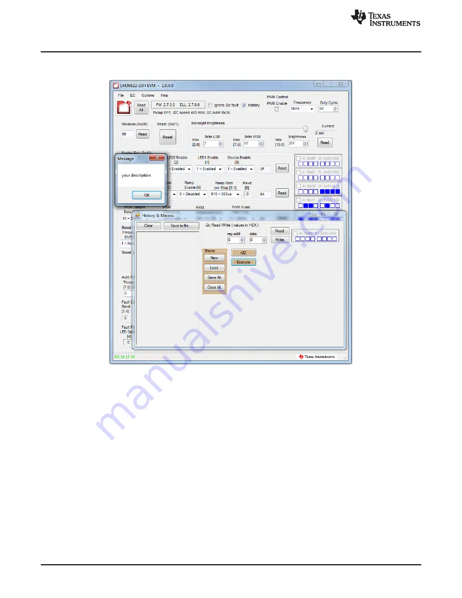 Texas Instruments LM36923HEVM User Manual Download Page 22