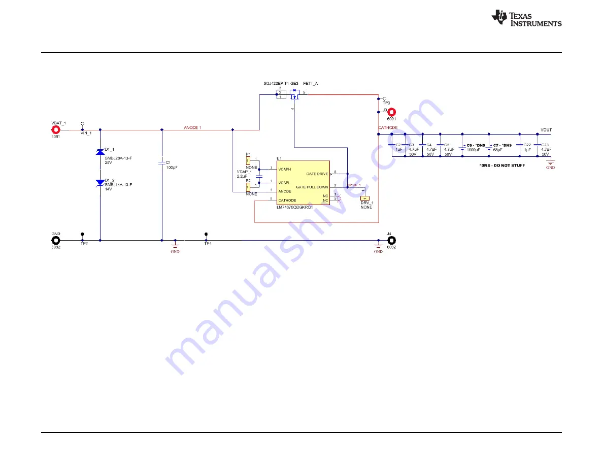 Texas Instruments LM74670-SQEVM Скачать руководство пользователя страница 12