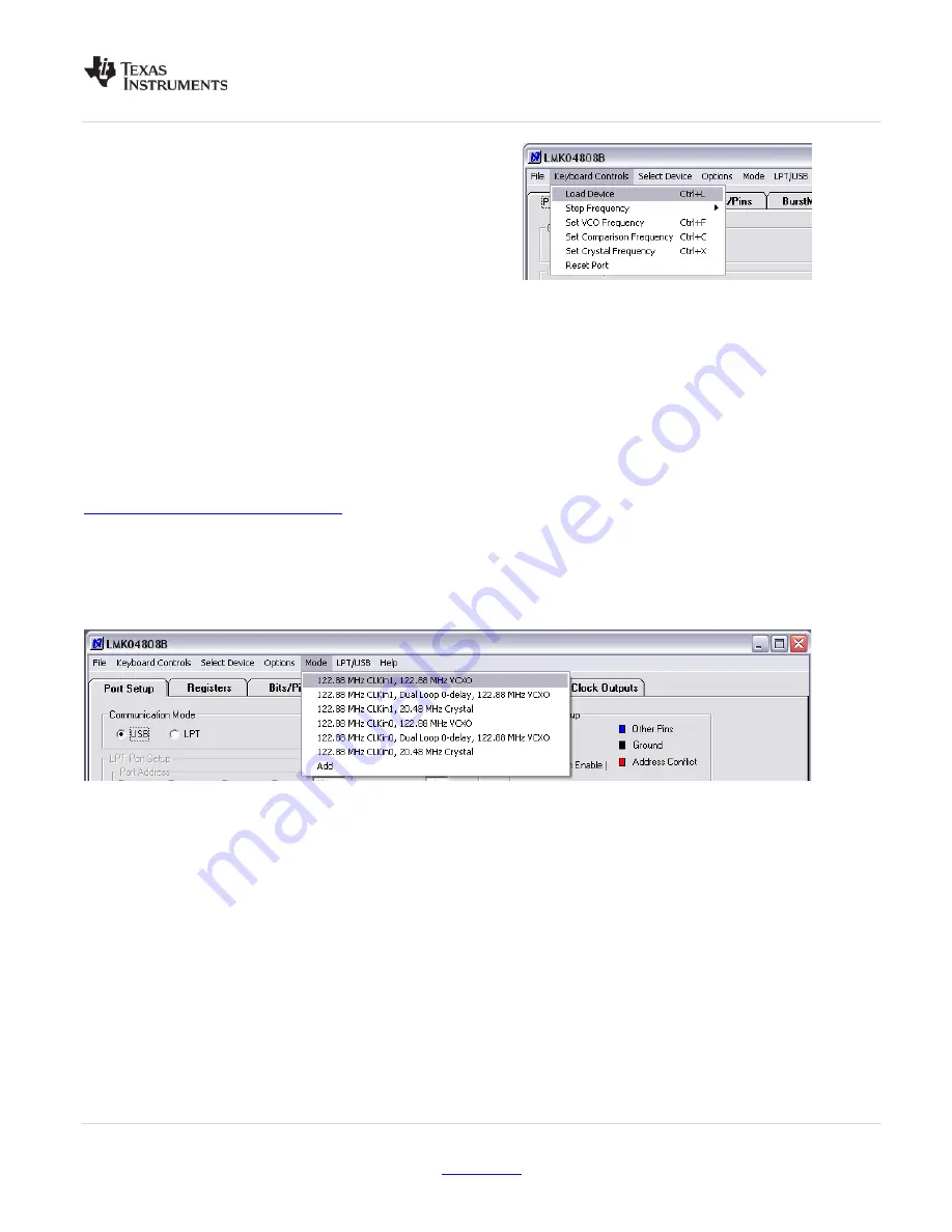 Texas Instruments LMK04803B User Manual Download Page 9