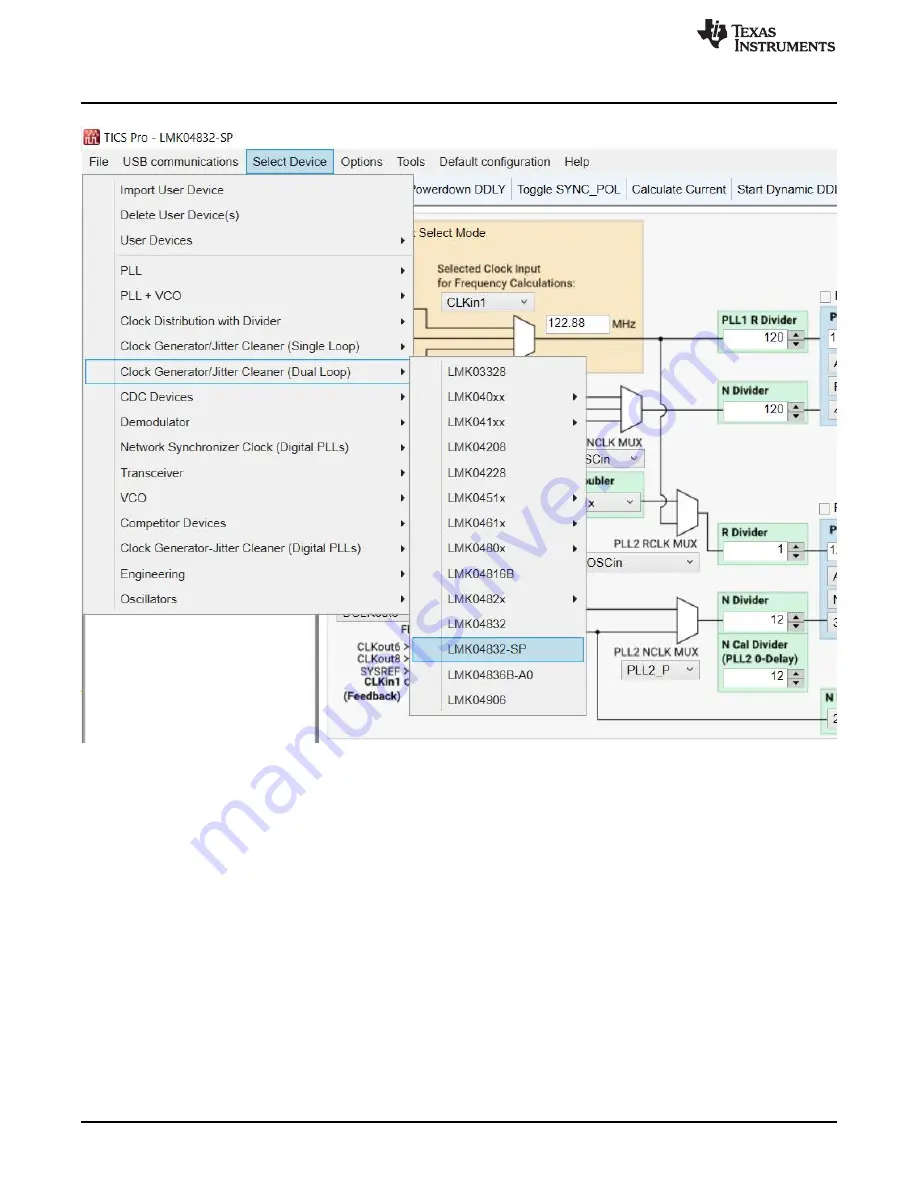 Texas Instruments LMK04832EVM-CVAL Скачать руководство пользователя страница 8