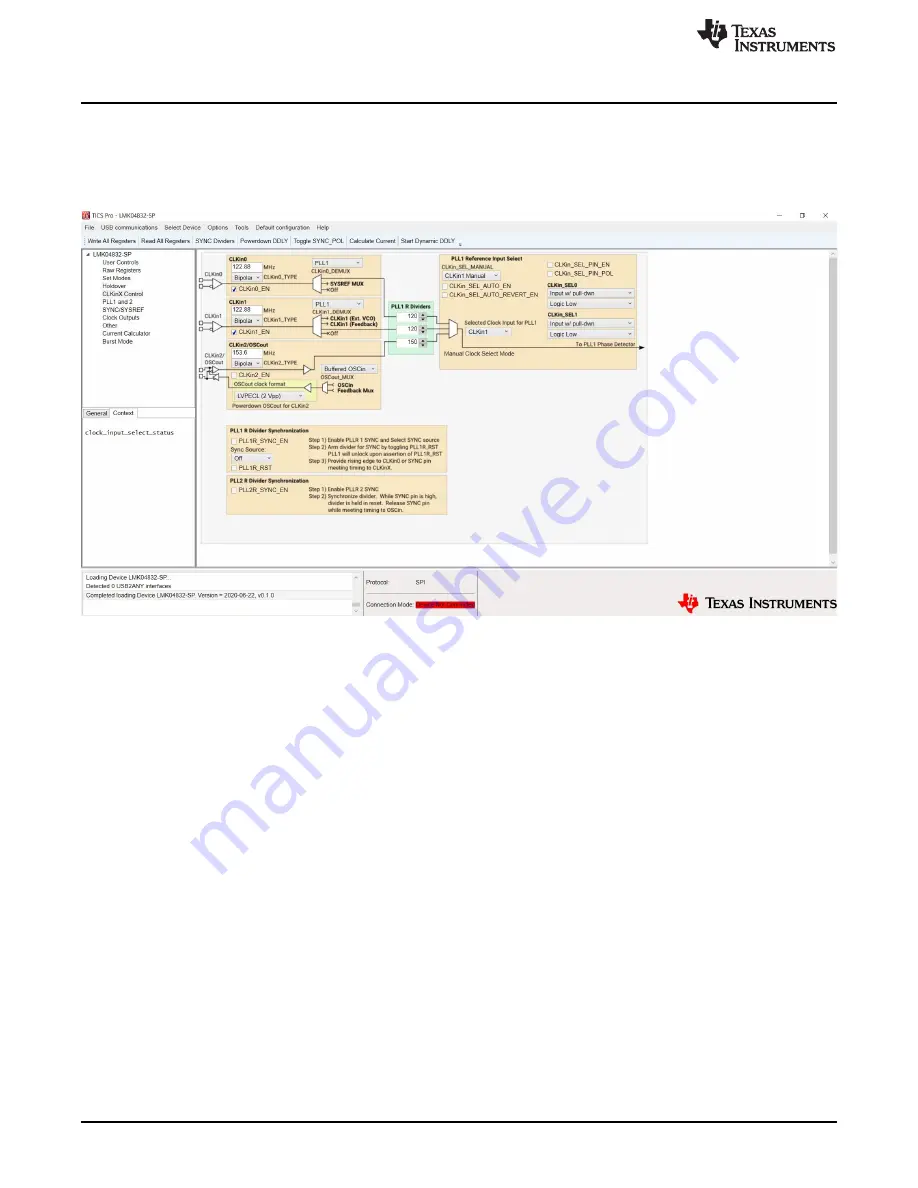 Texas Instruments LMK04832EVM-CVAL User Manual Download Page 30