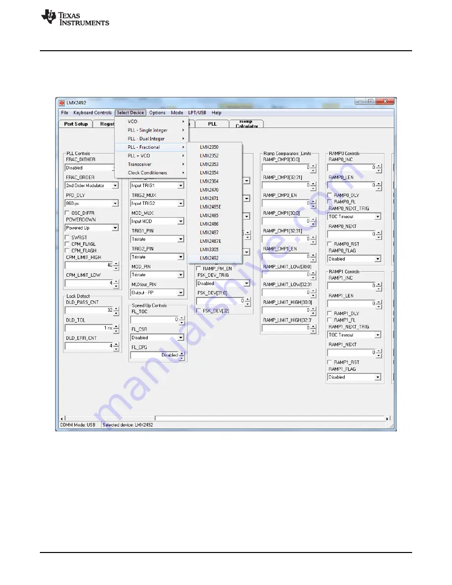 Texas Instruments LMX2492 User Manual Download Page 7