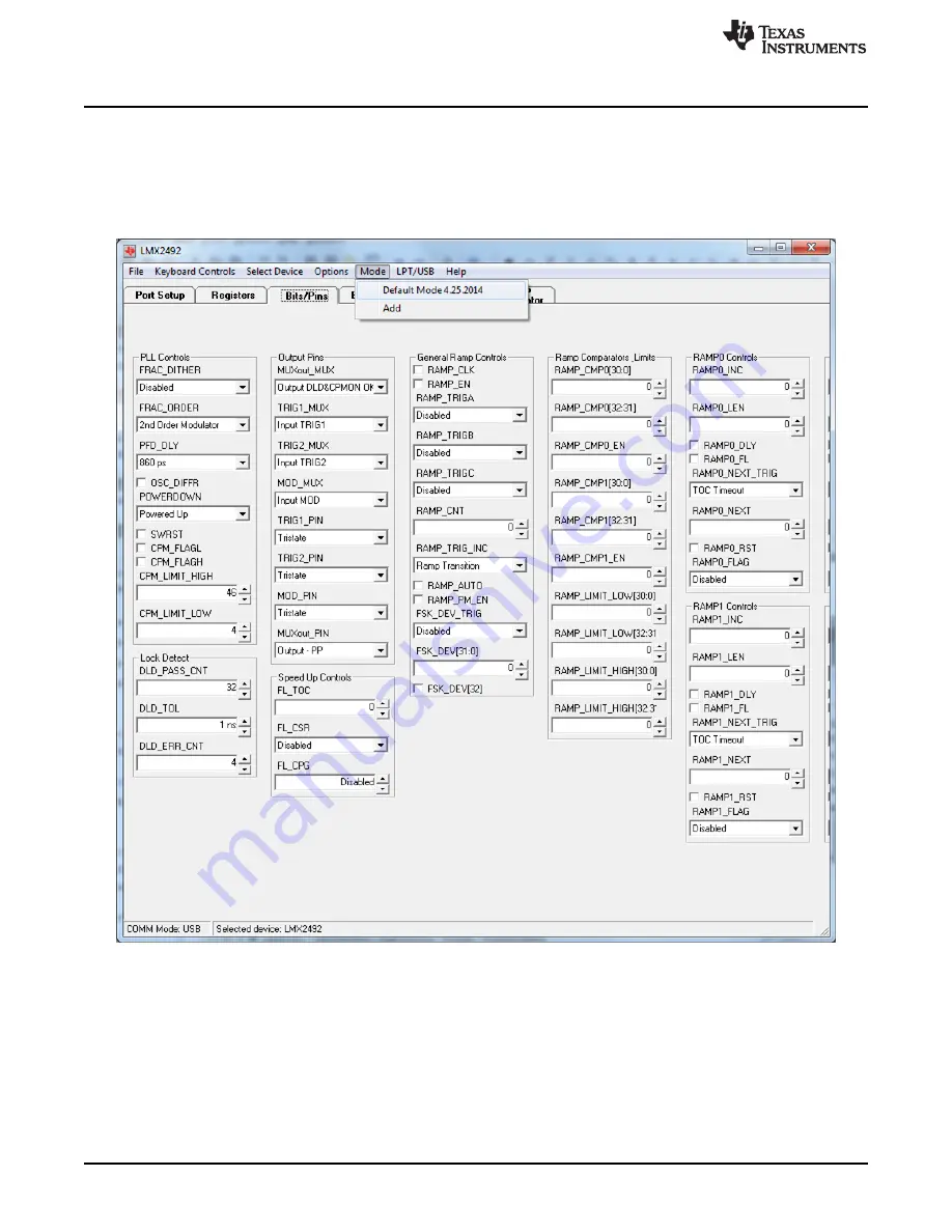 Texas Instruments LMX2492 User Manual Download Page 8