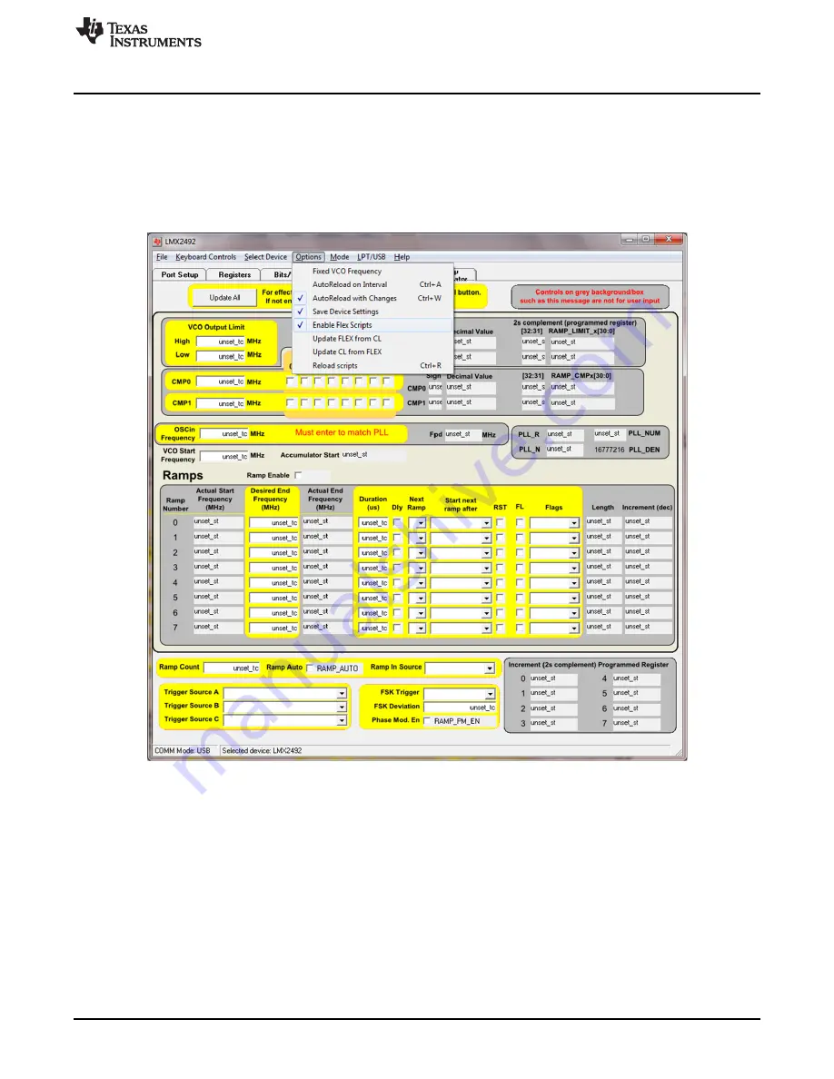 Texas Instruments LMX2492 User Manual Download Page 11