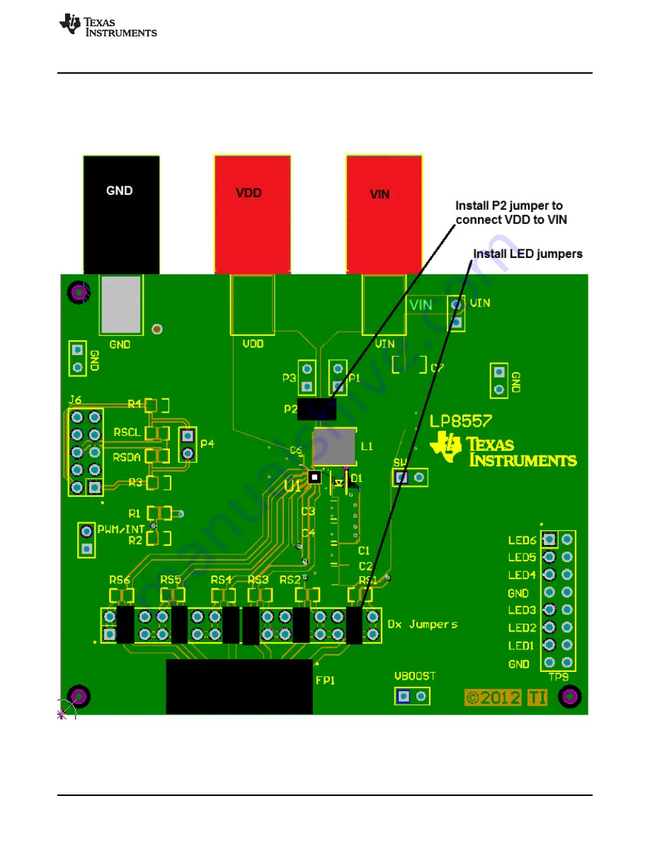 Texas Instruments LP8557EVM User Manual Download Page 3