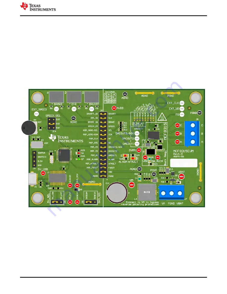 Texas Instruments MCF8315EVM Скачать руководство пользователя страница 3