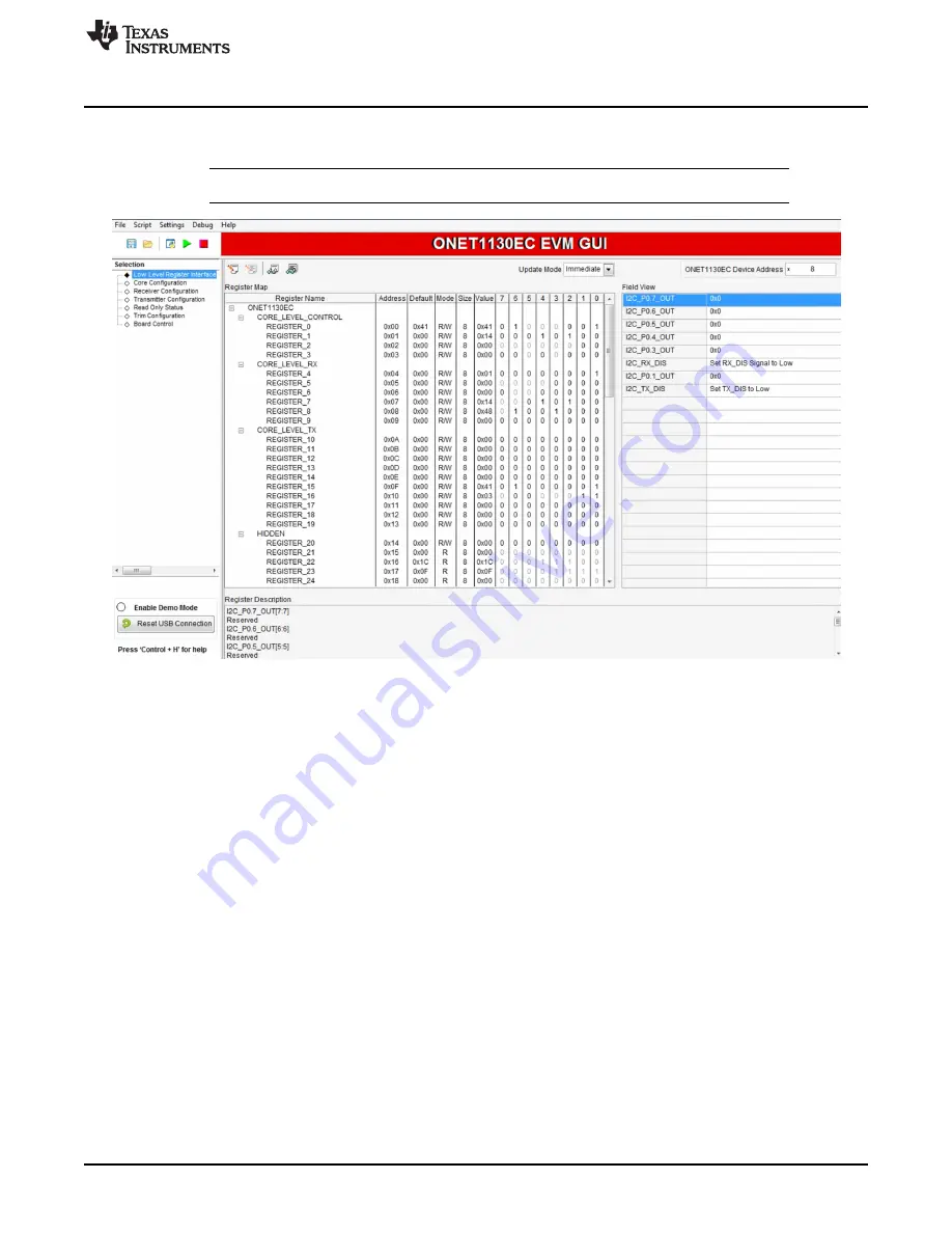 Texas Instruments ONET1131EC Скачать руководство пользователя страница 7