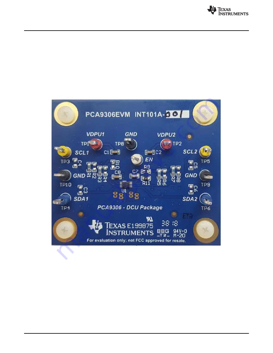 Texas Instruments PCA9306 Скачать руководство пользователя страница 2