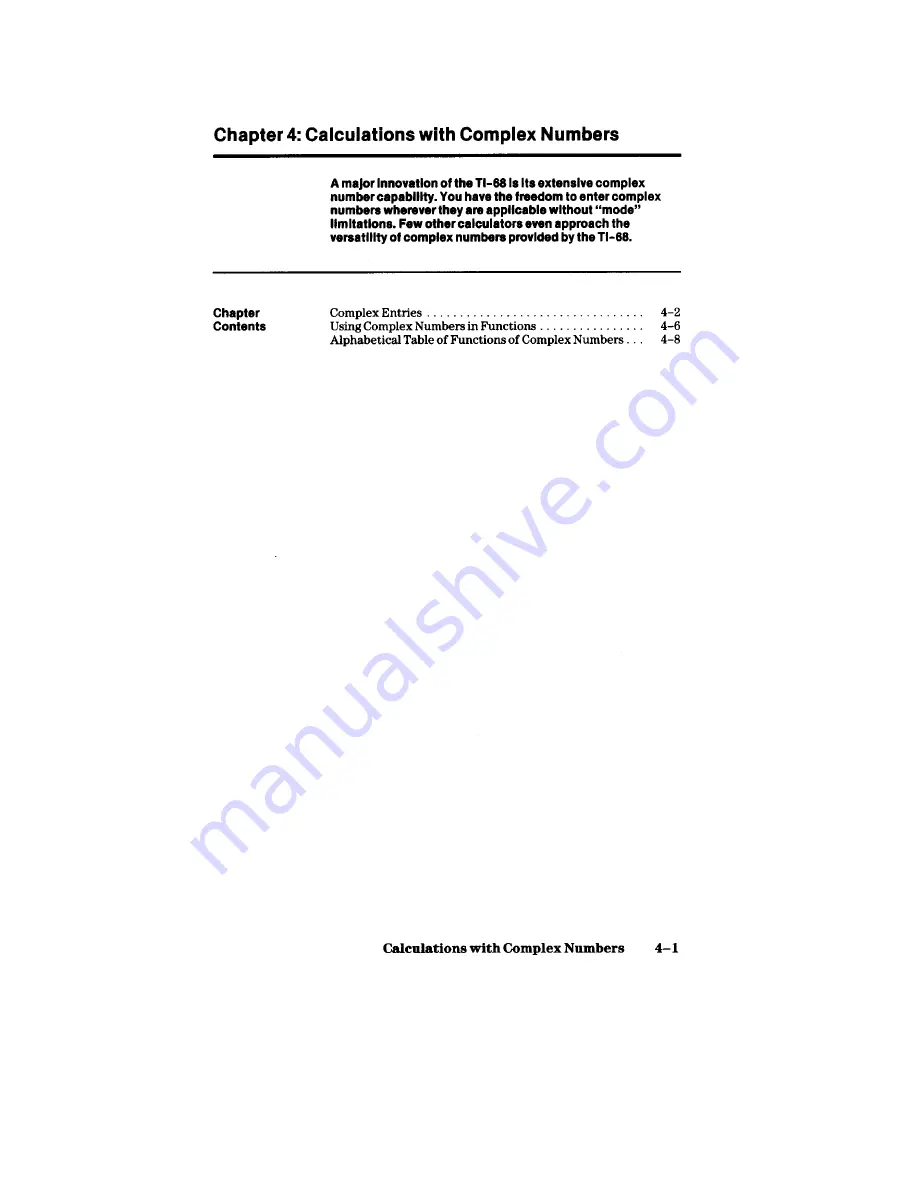 Texas Instruments TI-68 Manual Book Download Page 59