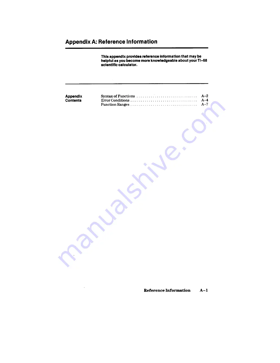 Texas Instruments TI-68 Manual Book Download Page 164