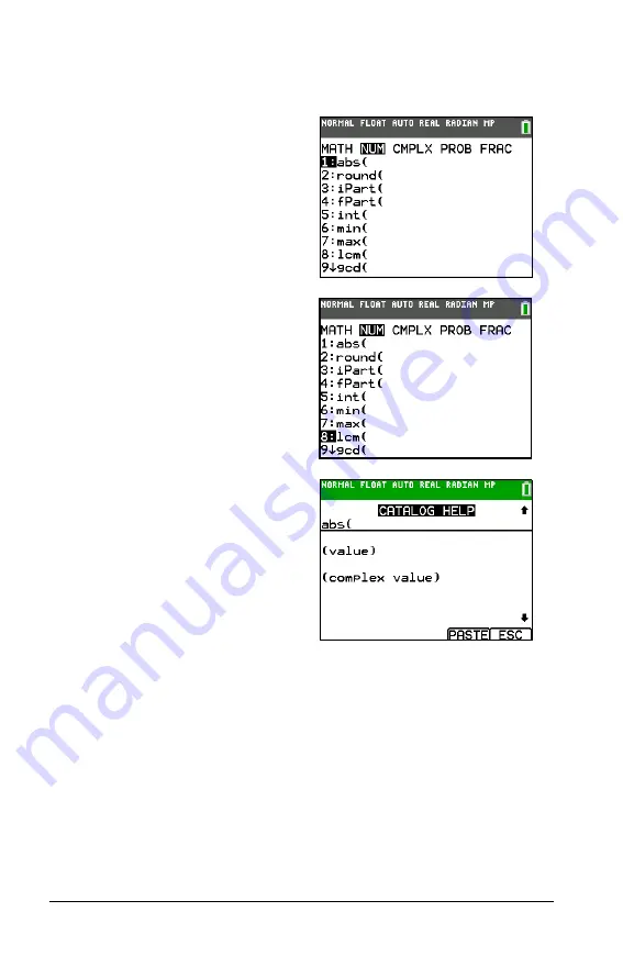 Texas Instruments TI-84 Plus C Getting Started Download Page 42