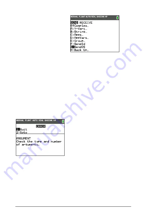 Texas Instruments TI-84 Plus C Getting Started Download Page 57