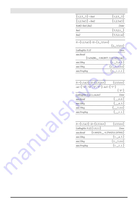 Texas Instruments TI-Nspire CAS Reference Manual Download Page 233