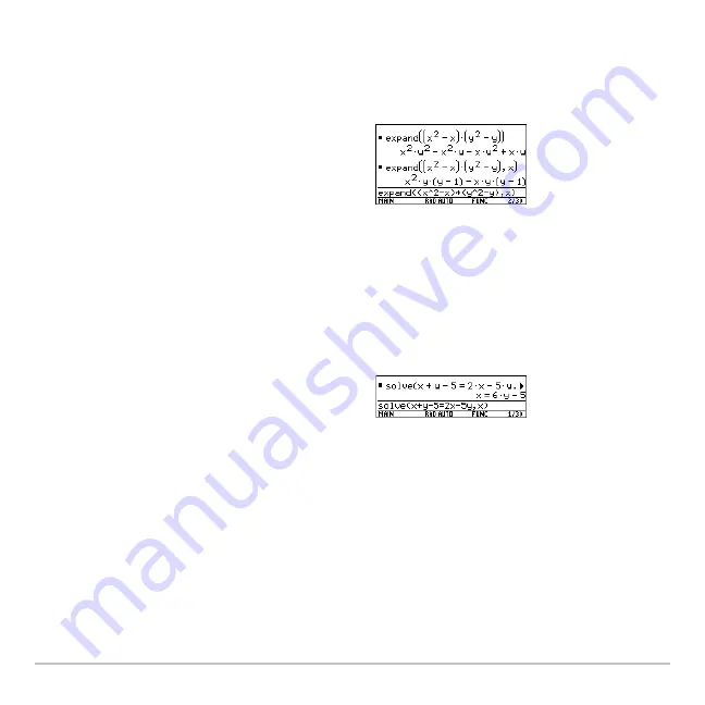 Texas Instruments Titanium TI-89 User Manual Download Page 250