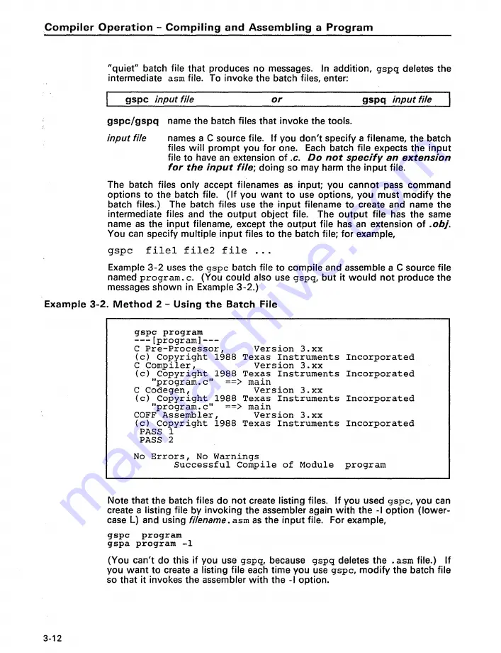 Texas Instruments TMS34010 Reference Manual Download Page 33