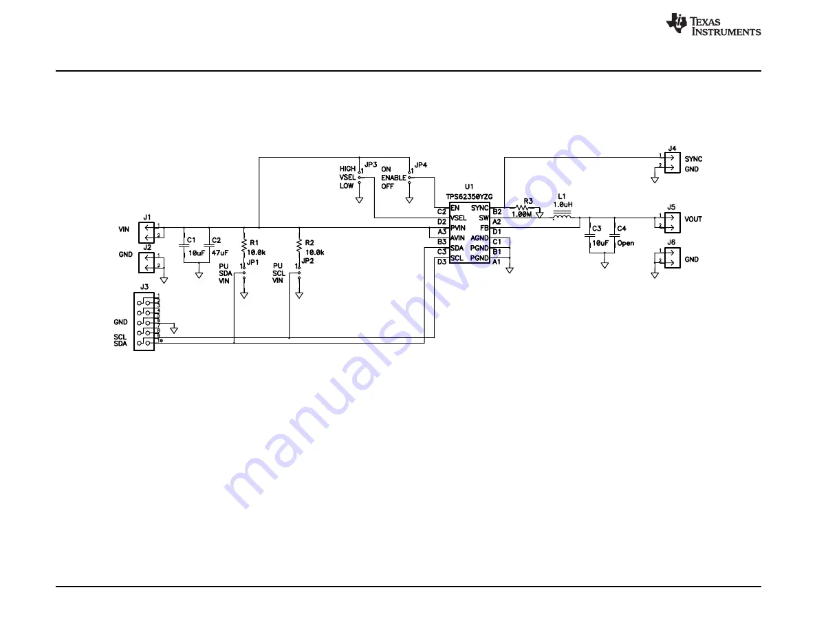 Texas Instruments TPS62350EVM-201 User Manual Download Page 12