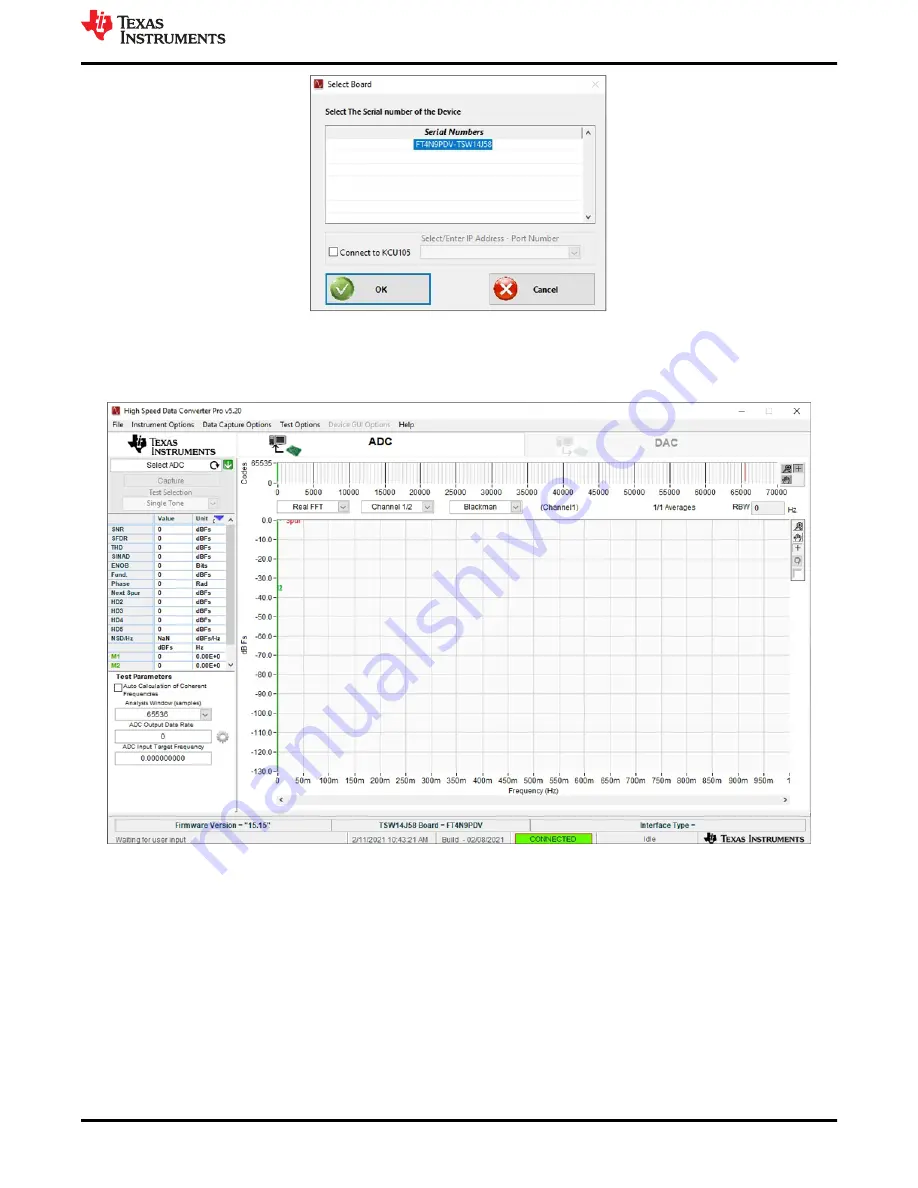 Texas Instruments TSW14J58 JESD204C User Manual Download Page 15