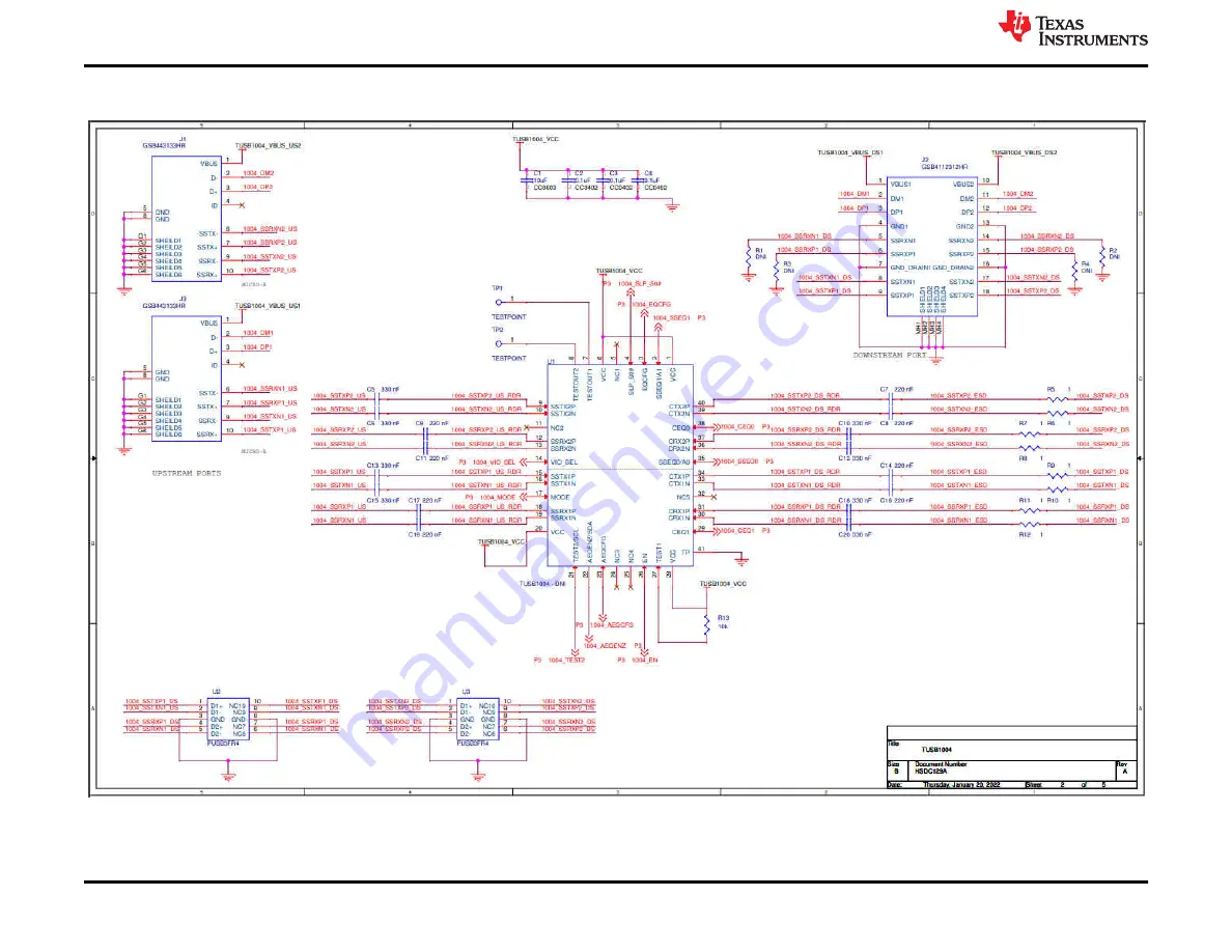 Texas Instruments TUSB1004EVM User Manual Download Page 8