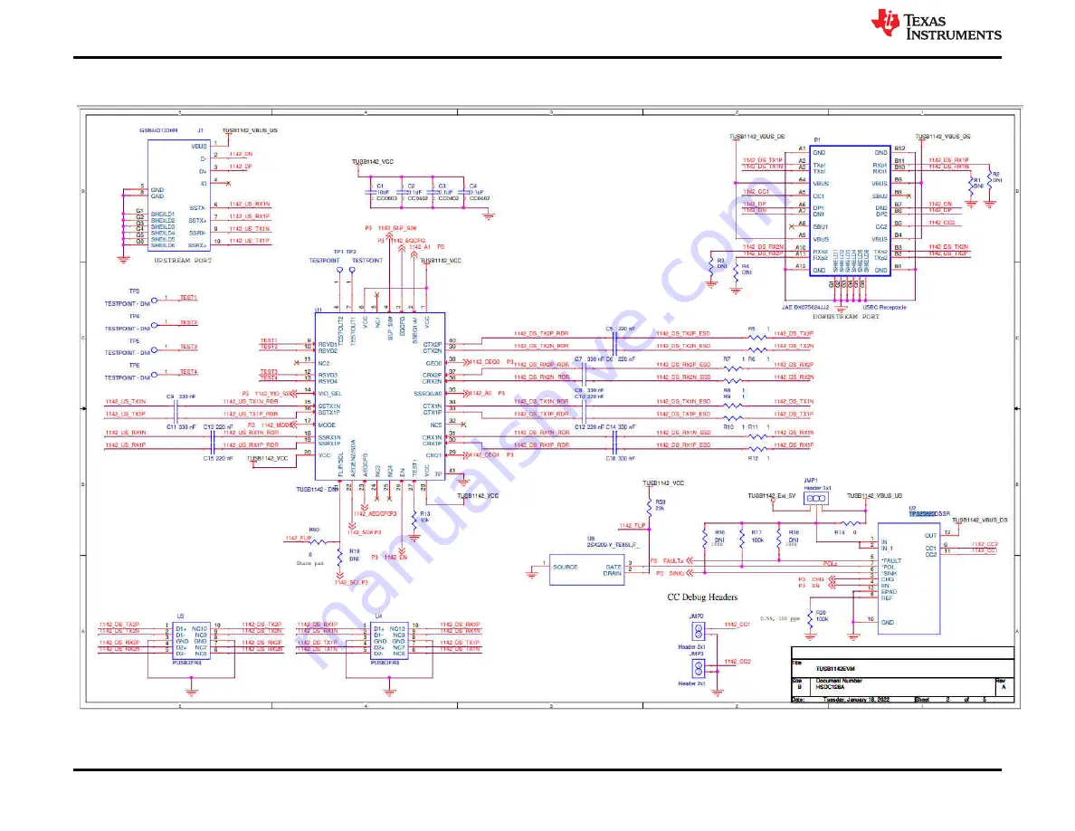 Texas Instruments TUSB1142 Скачать руководство пользователя страница 8