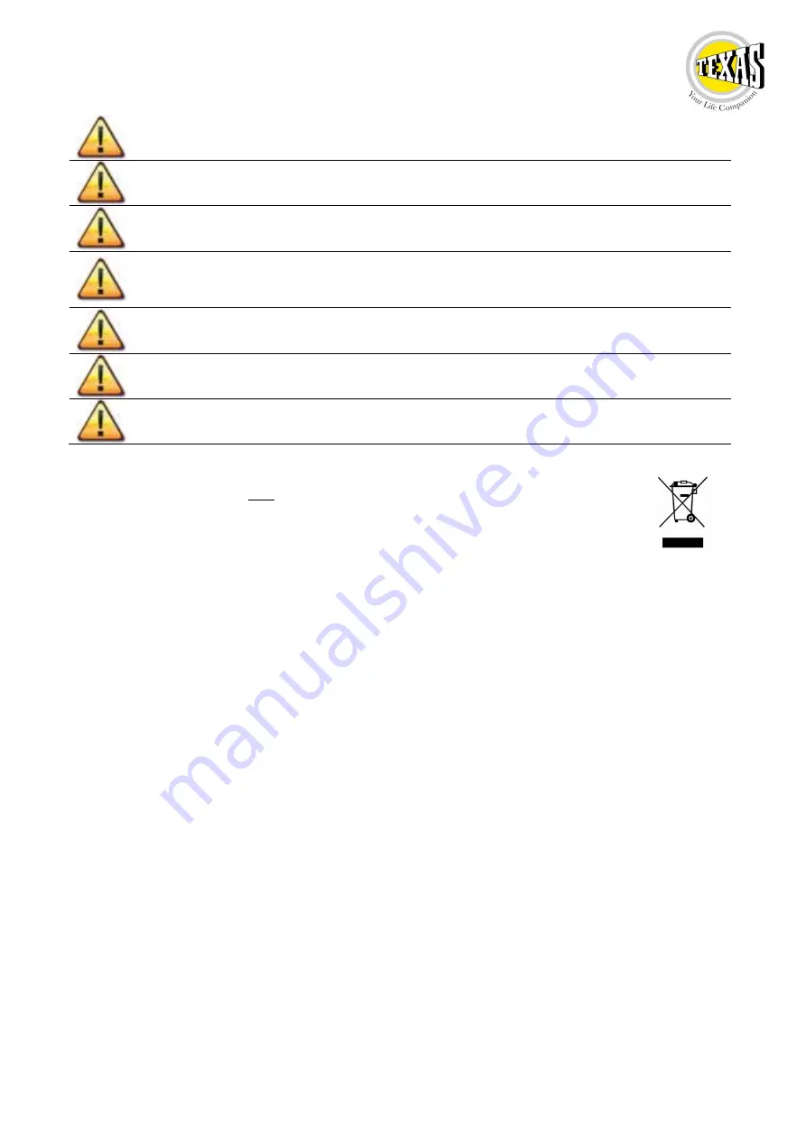 Texas El-Tex 750 User Manual Download Page 18