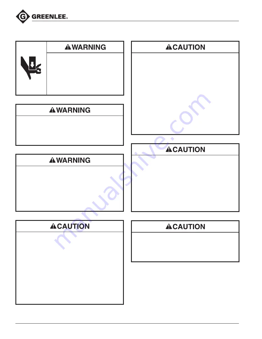 Textron EK1240CL Operation Manual Download Page 4