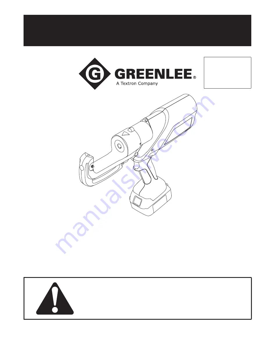 Textron EK1550L Operation Manual Download Page 1