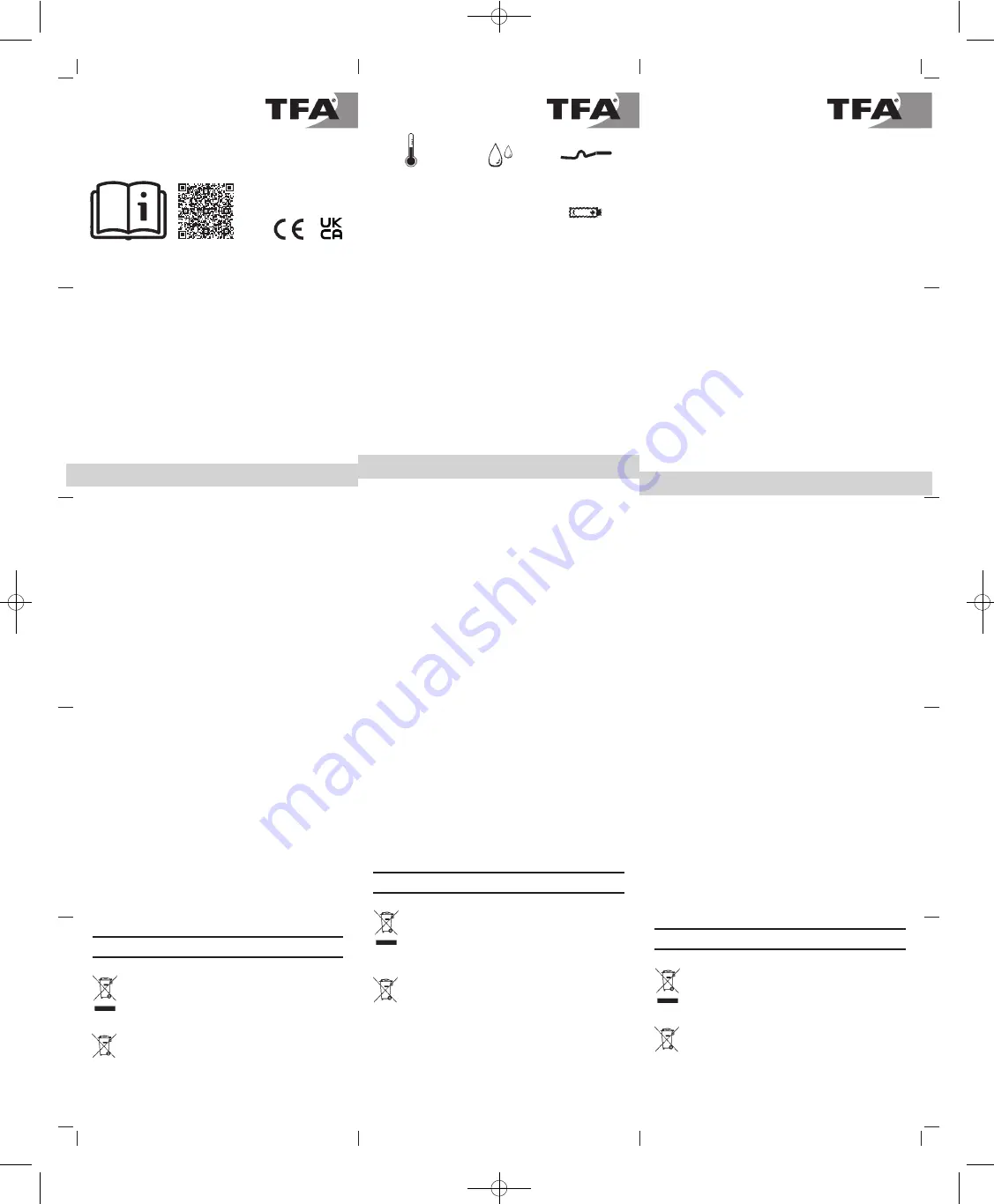 TFA 30.5013 Instruction Manual Download Page 1