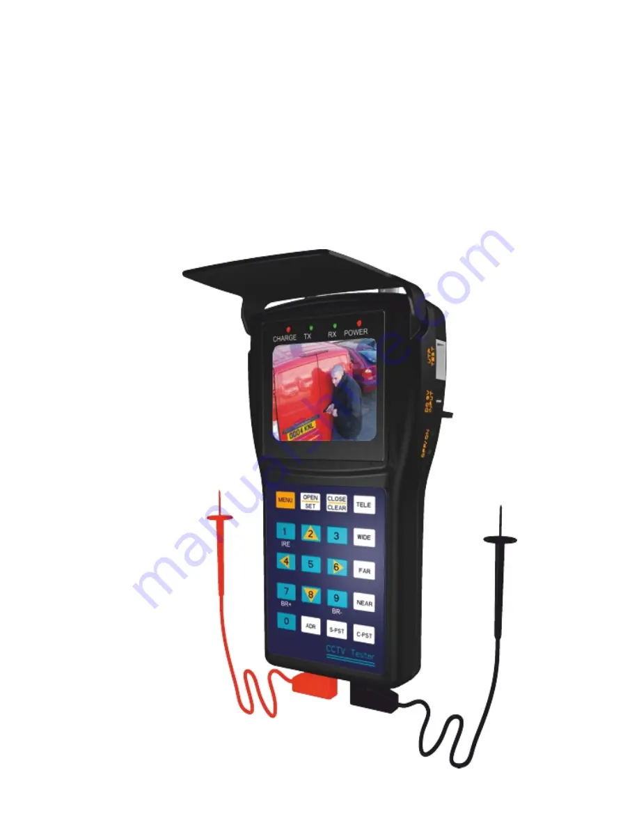 TG Security cctv tester User Manual Download Page 1