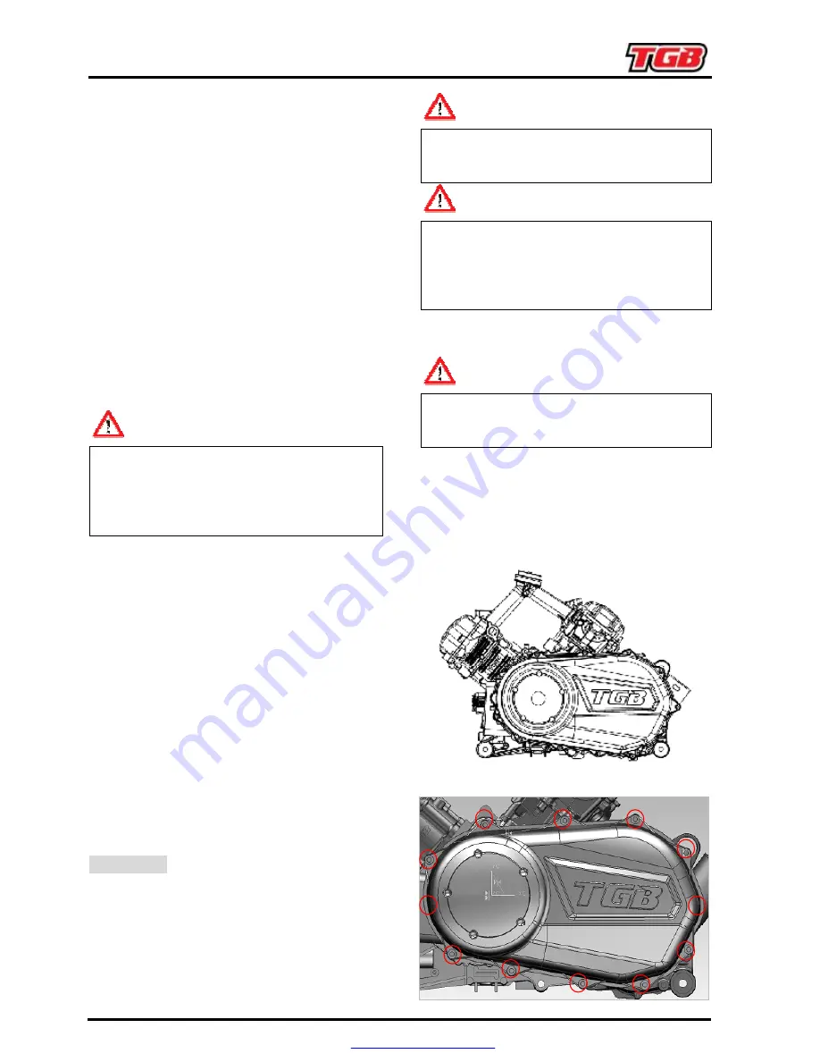 TGB EST 1000 Service Manual Download Page 181