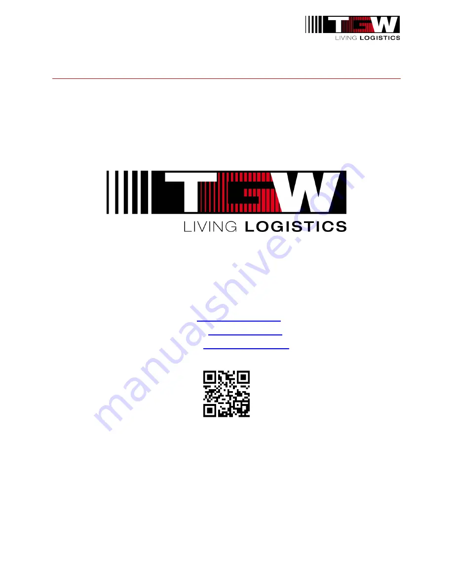 TGW IntelliROL 1145930 Application Control Manuallines Download Page 32