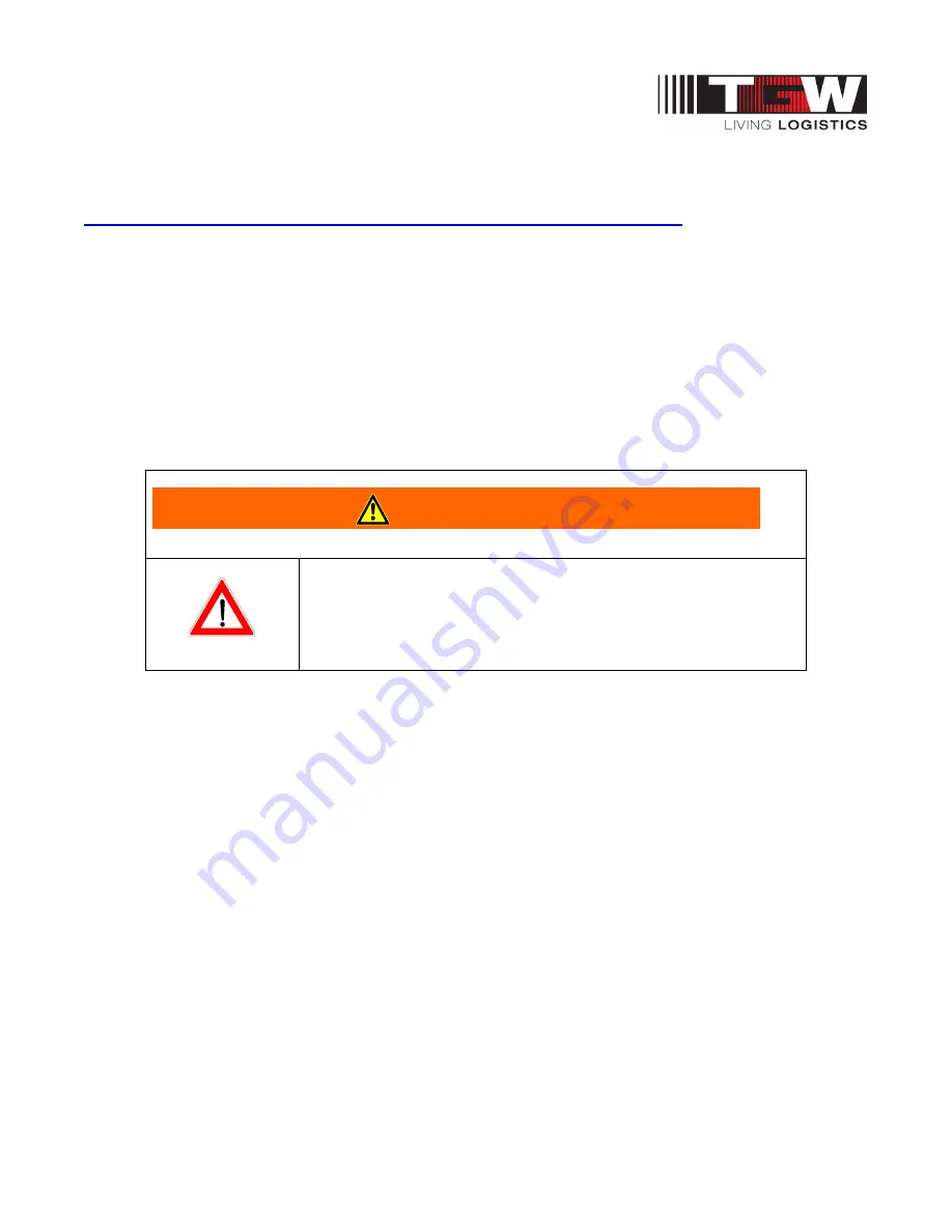 TGW NBS 90 PolySort Installation, Operation & Maintenance Manual Download Page 41