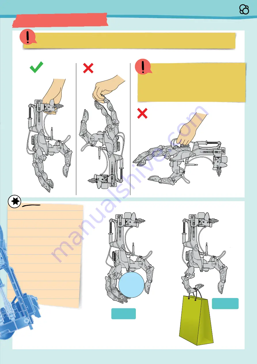 Thames & Kosmos Mega Cyborg Hand Experiment Manual Download Page 41